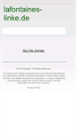 Mobile Screenshot of lafontaines-linke.de